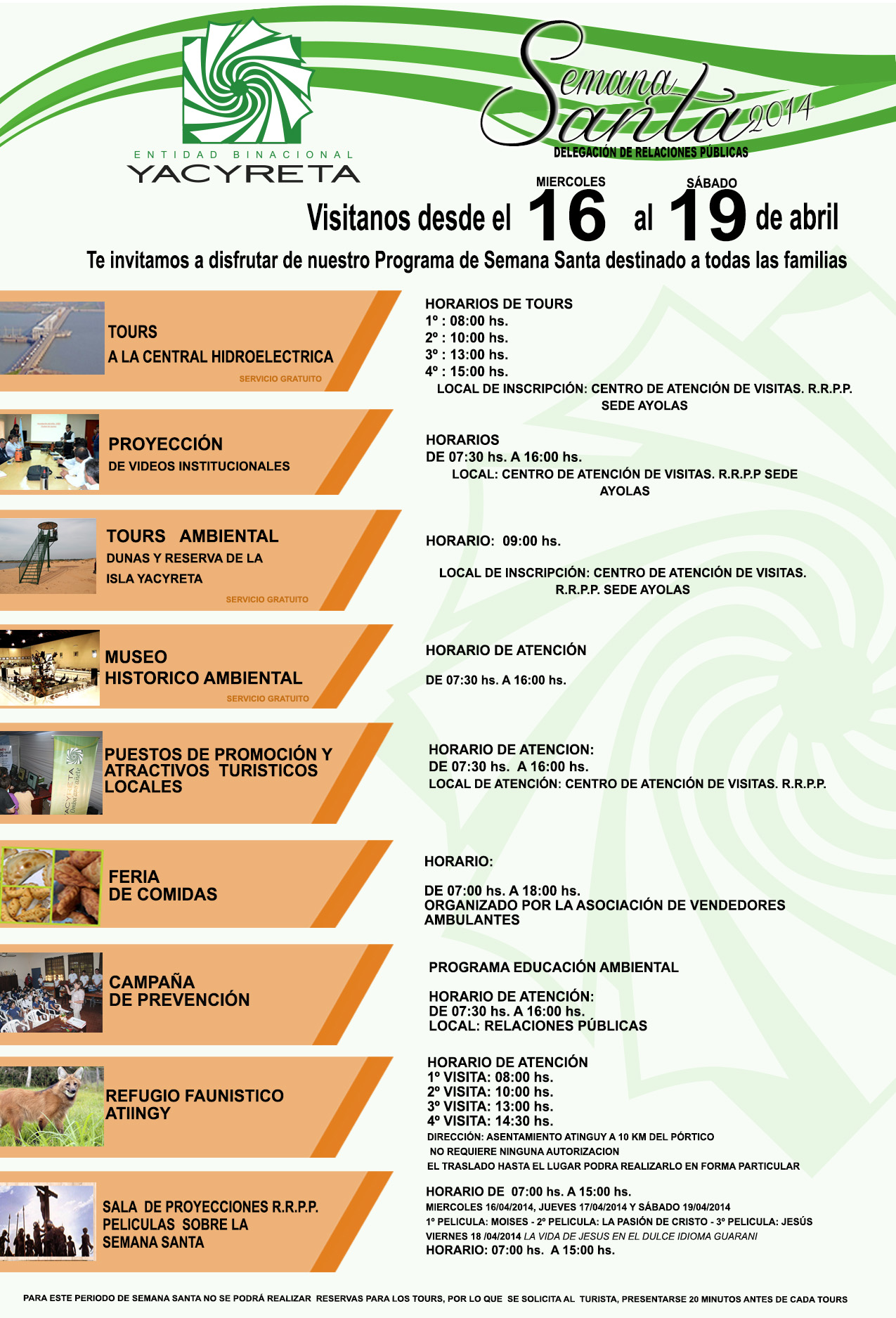 PROGRAMA RRPP-SEMANA SANTA